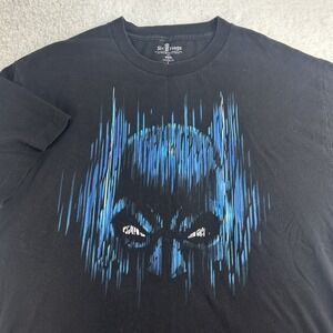 Batman Six Flags Park Tee Shirt Mens Large Black Short Sleeve Crew Neck Dc Comic